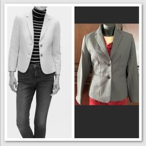 Edwards Signature Single Breasted Grey Jacket Sz 2